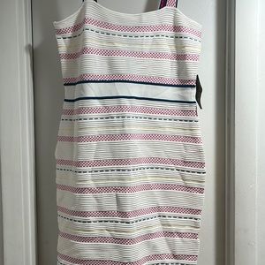 Striped tanked dress